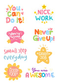 Motivational Stickers Sheet