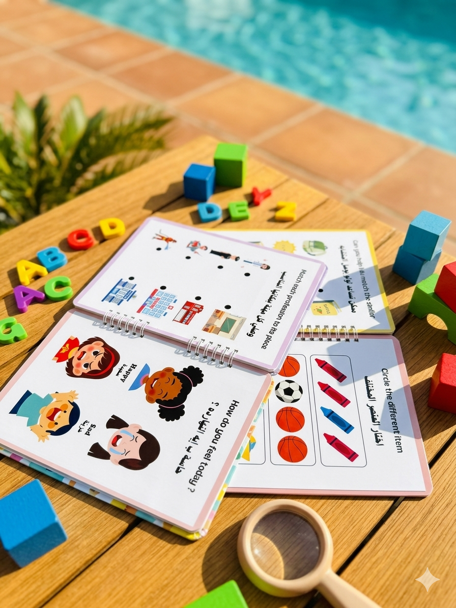 Wipe and Learn (Girls Book) Size A5 for Ages 2+ Years