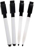 Whiteboard marker with built-in eraser